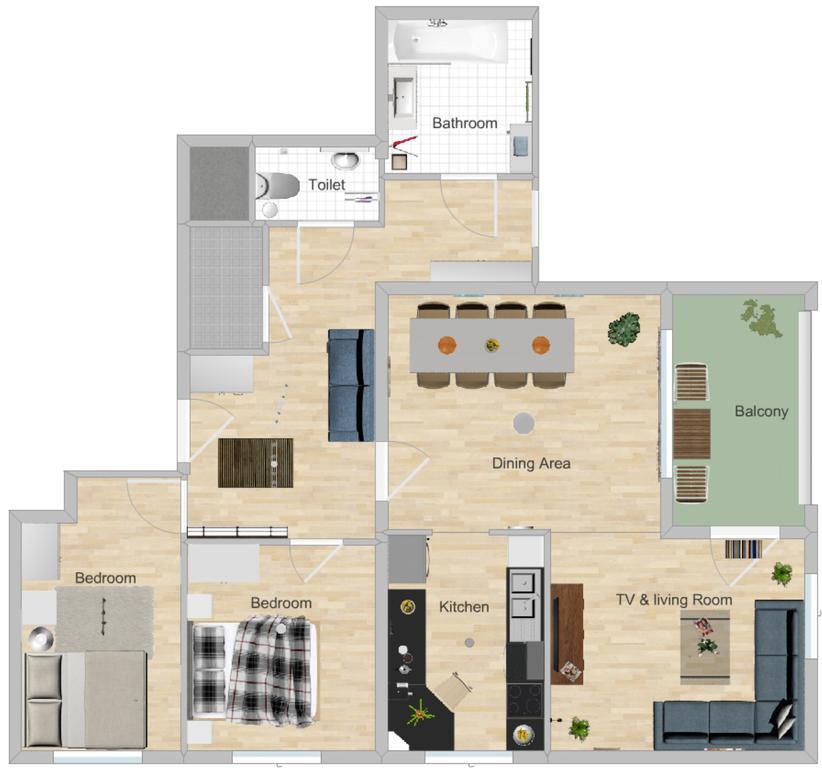 Flat Uno City Wien Eksteriør bilde